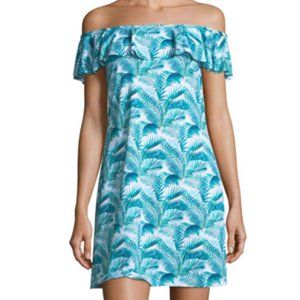 Tommy Bahama Ruffle Off The Shoulder Spa Dress